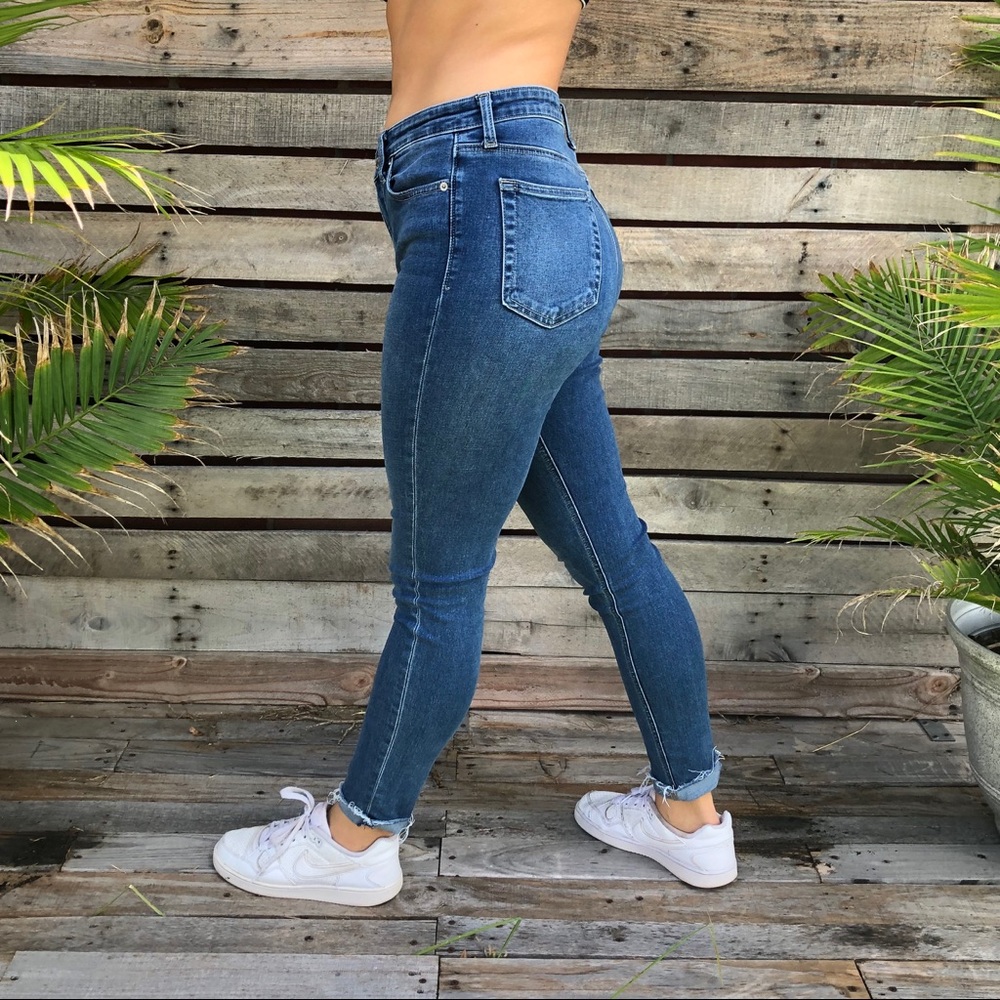 Dark lucky jeans